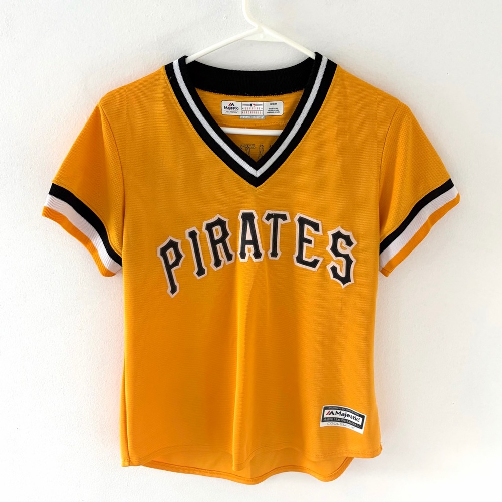 Majestic Pittsburgh Pirates Andrew McCutchen Throwback Baseball Jersey, Size: M